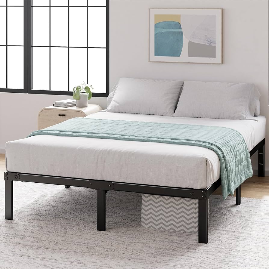 Amazon.com: ZINUS Yelena 14 Inch Metal Platform Bed Frame